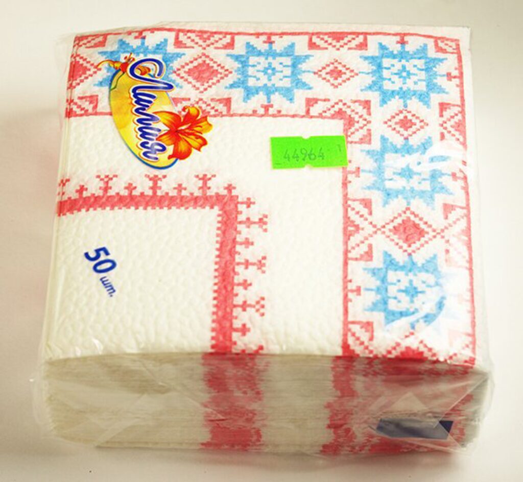Салфетки бум. 24*24см, 50 л., узор