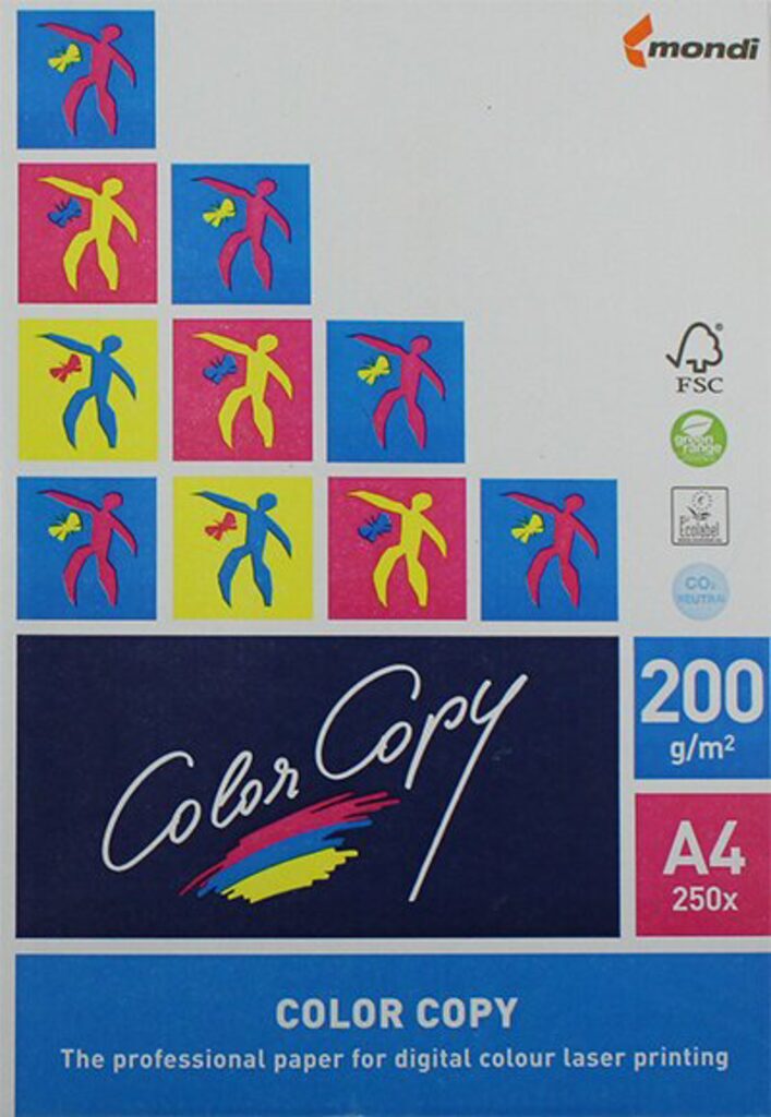 Бумага А4 COLOR COPY 200г/м2., (250л)