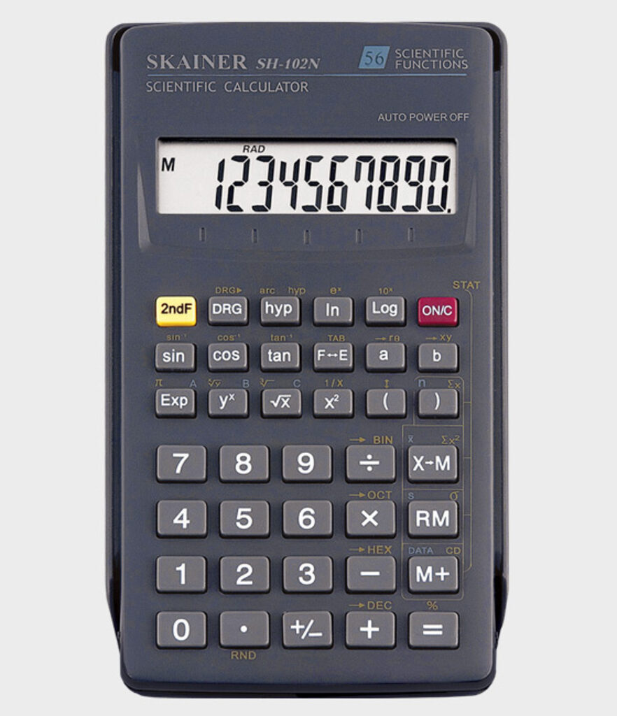 Калькулятор  научный Skainer, (56 функц.,10 знаков) черный (аналог SRP-135)