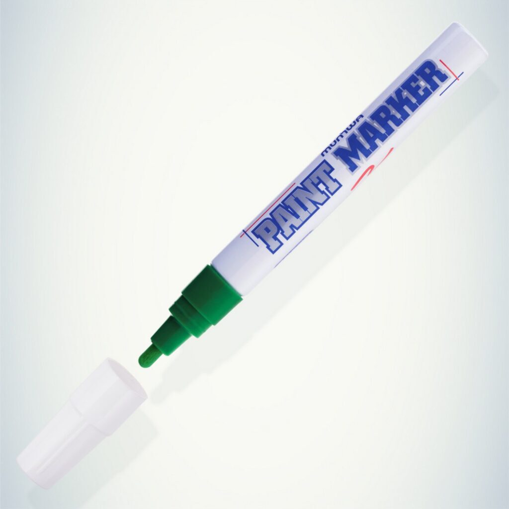 Маркер краска 4мм ЗЕЛЕНЫЙ