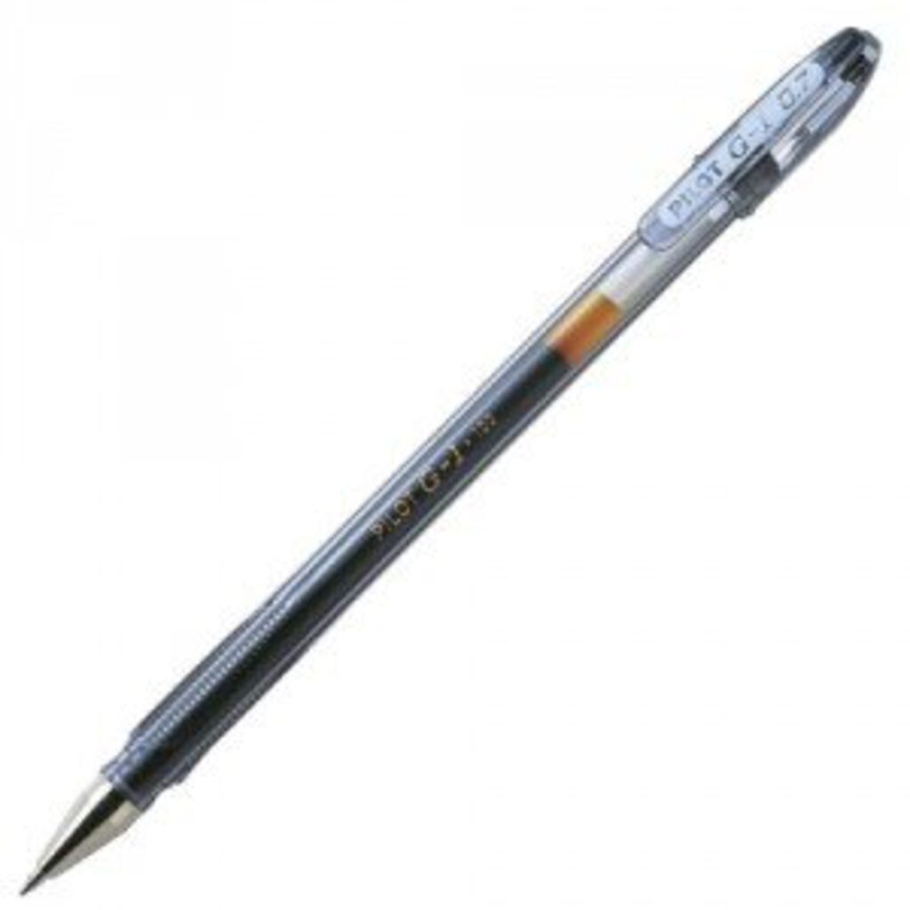 Ручка гелевая прозр. корп. 0,7мм. чёрная