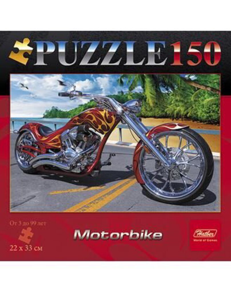 Пазлы 220*330мм. 150 элементов "MotorBike"