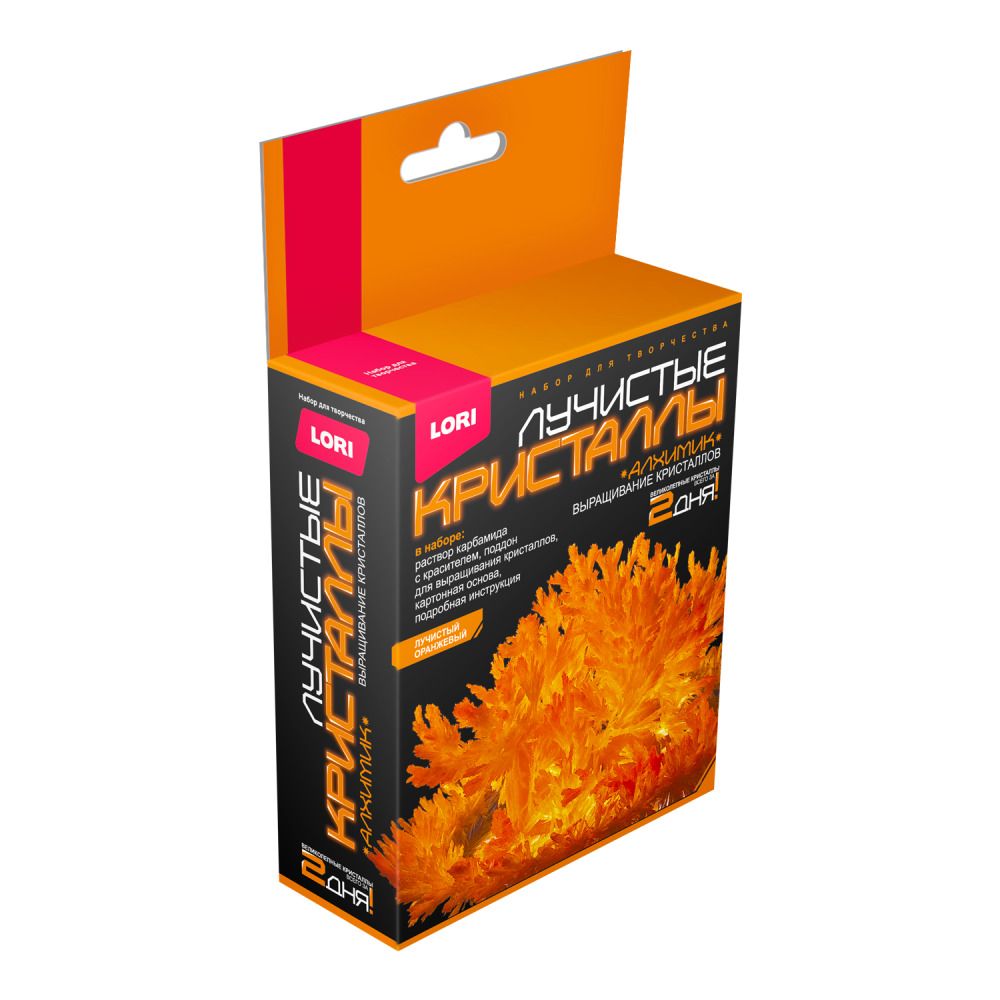 Выращивание кристаллов. Лучистые кристаллы "Оранжевый кристалл"