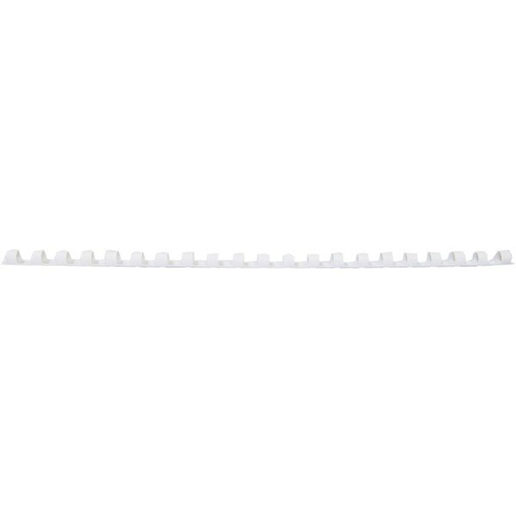 Пружина для переплёта "Proff" пластик,  6мм, 100шт/уп., белая