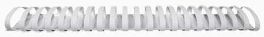 Пружина для переплёта "Proff" пластик, 38мм, 50шт/уп., белая