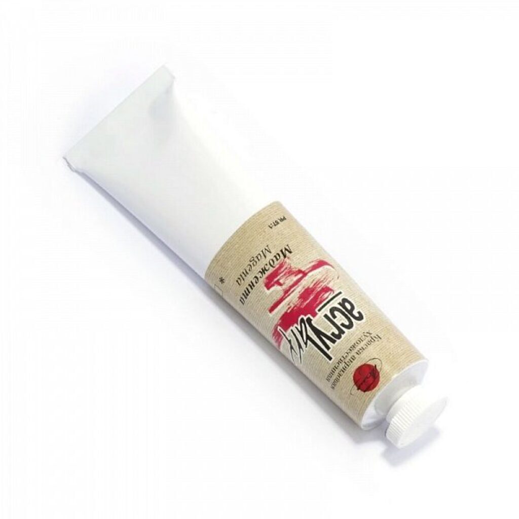 Краска акрил. "Акрил Арт", 45 мл, туба, маджента