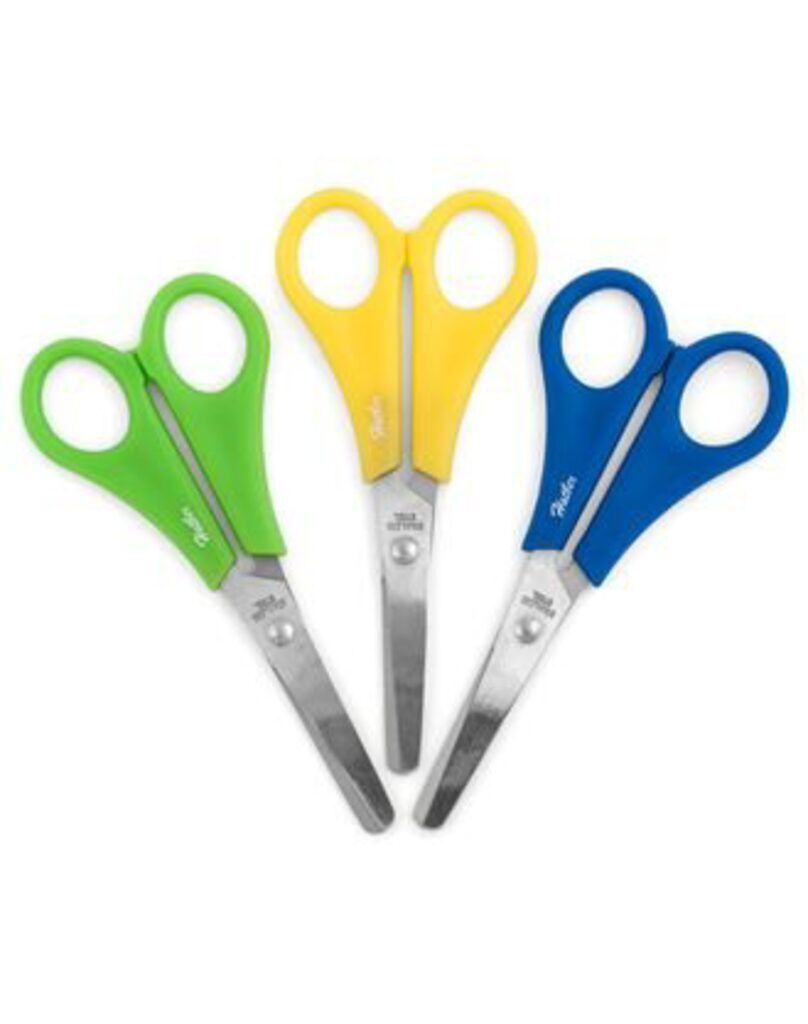 Ножницы детские HATBER 13,5см, цветные