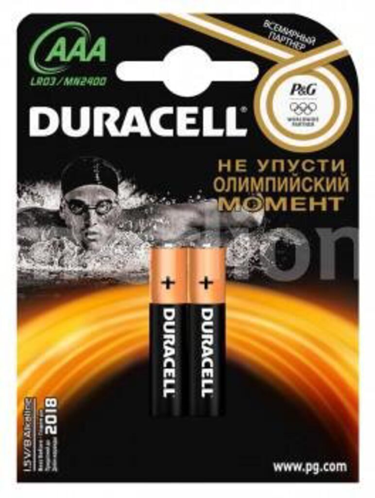 Батарейка LR-03 (ААА) DURACELL NEW, блистер, цена за 1 шт