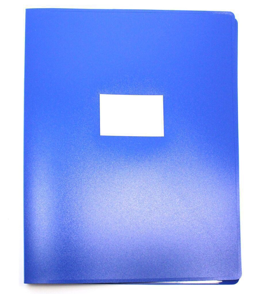 Папка файл А3 20лист 0,80мм, вертикальная, синяя