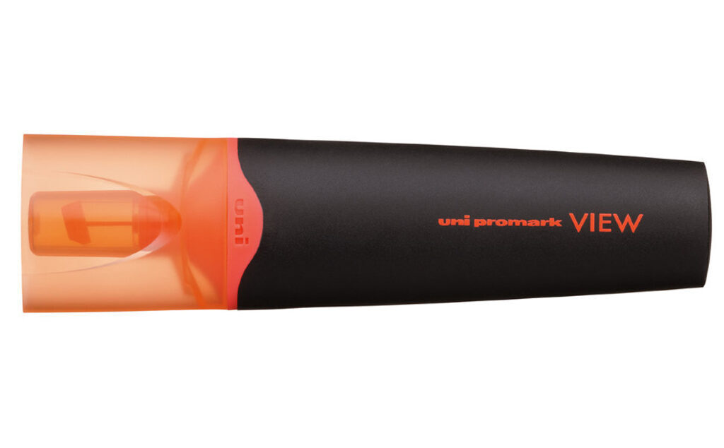 Текстовыделитель " UNI VIEW USP-200 " 1-5мм оранжевый