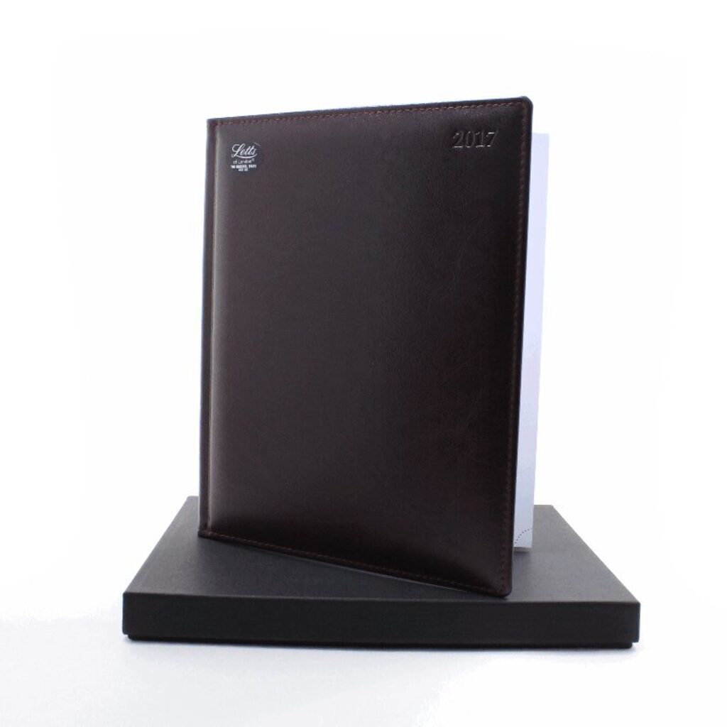 Еженедельник дат  2020г А4 GLOBAL DELUXE, бургунди, нат.кожа, золотой срез