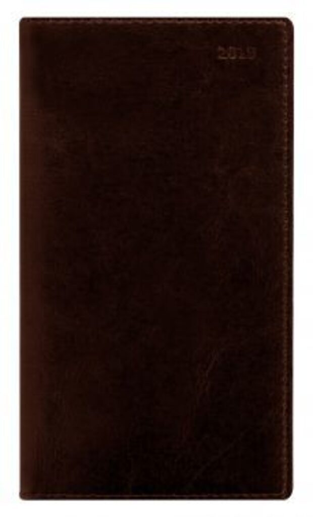 Еженедельник дат  2020г А6 GLOBAL DELUXE, бургунди, нат.кожа, золотой срез