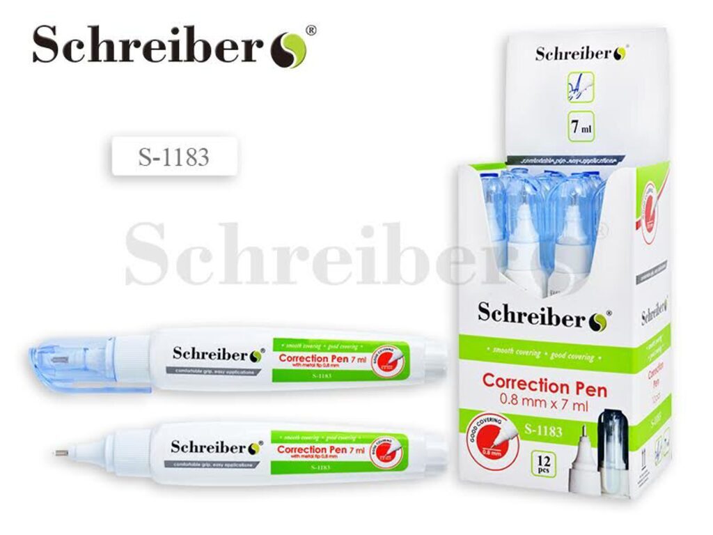 Корректирующий карандаш SCHREIBER мет. након. 7 мл.