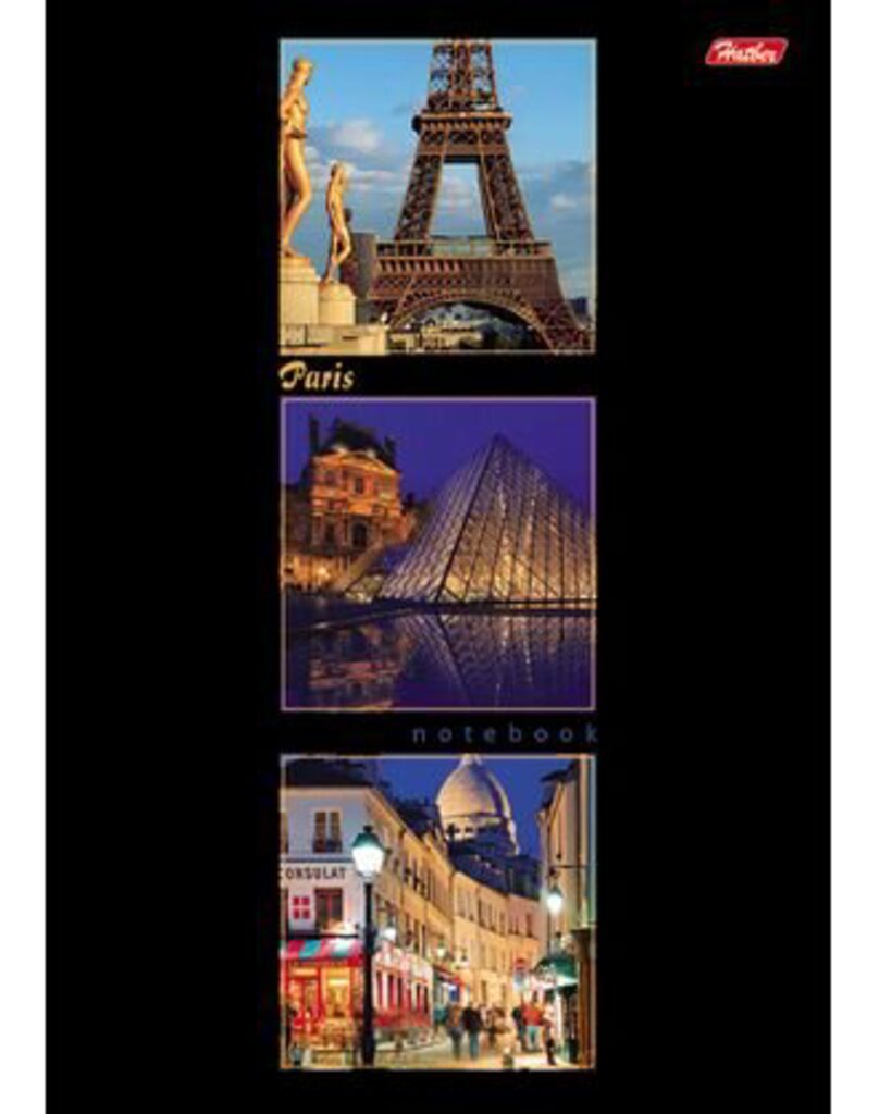 Блокнот А5  40л  "Лондон-Париж" склейка, выб.лак