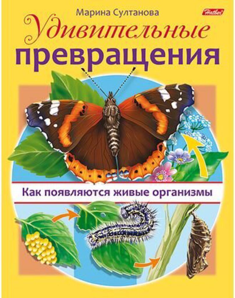 Книжка А5, 16стр. "Удивительные превращения. Как появляются живые организмы"
