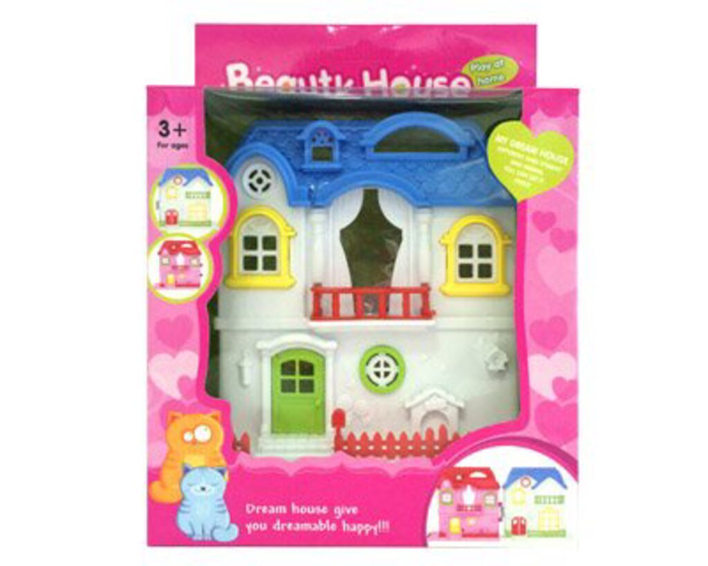 Дом для куклы с мебелью