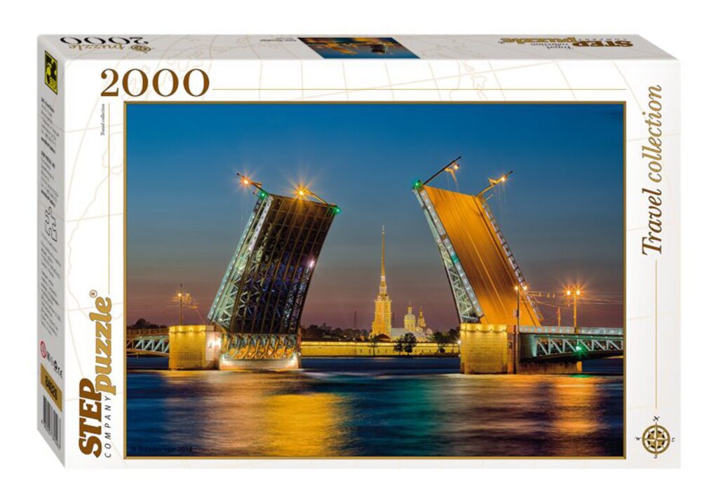 Пазлы 2000 элементов  680*960мм.  "Санкт-Петербург"