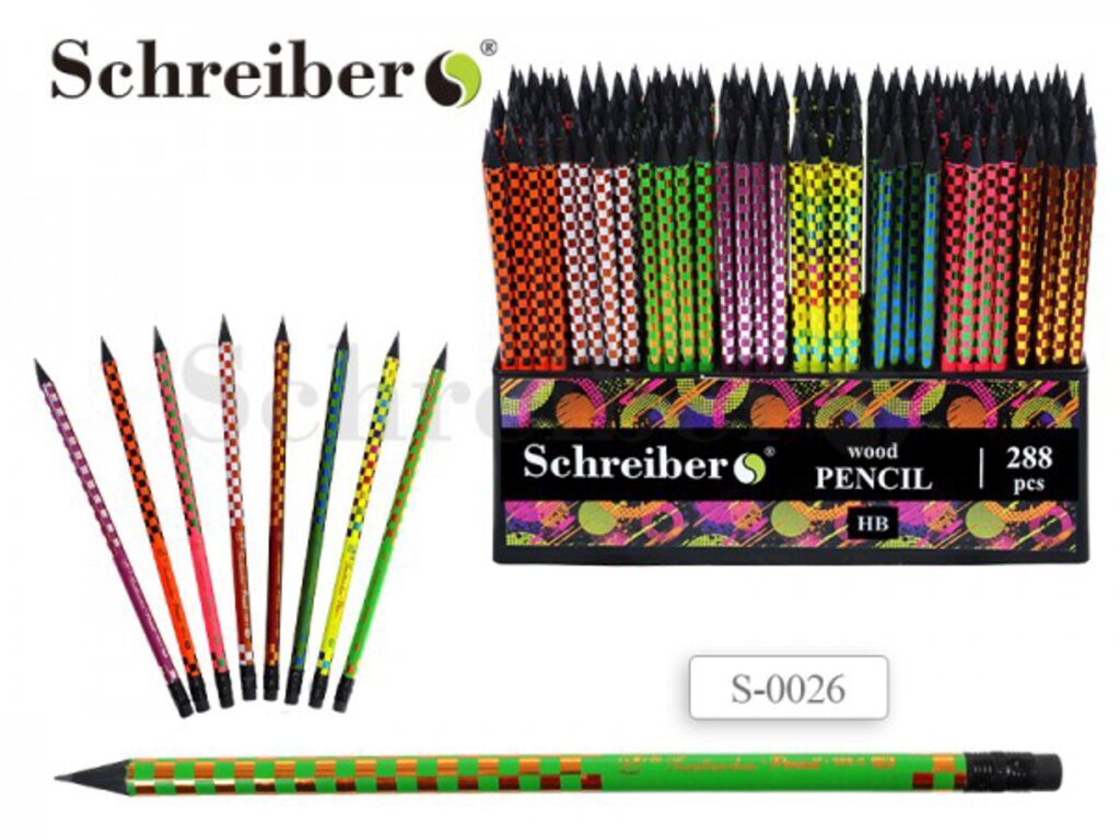 Карандаш с ластиком, пластиковый HB