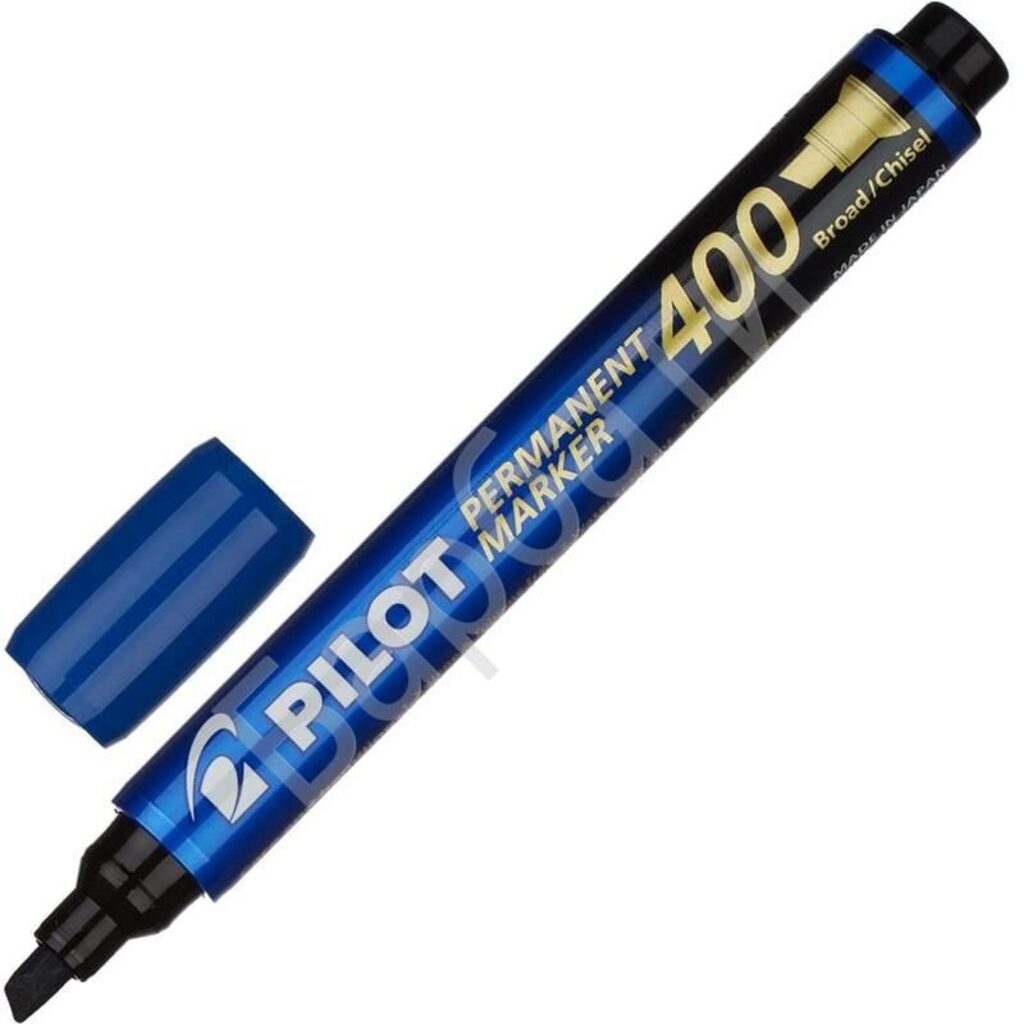 Маркер PILOT 4,0мм, скошенный, синий