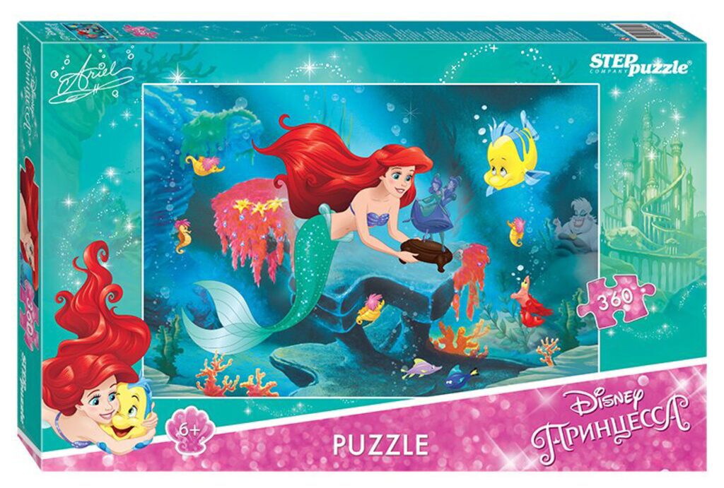 Пазлы 500*345мм. 360 элементов "Русалочка-2" Disney