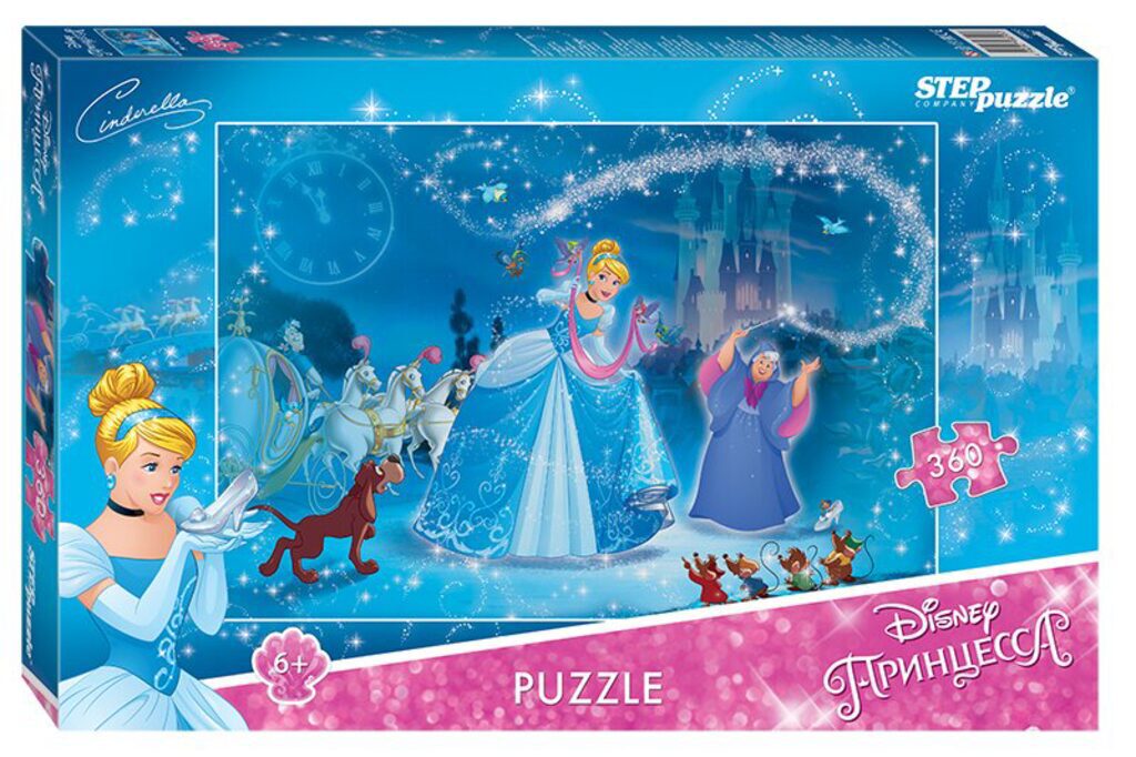 Пазлы  360 элементов  500*345мм.  "Золушка-2" Disney