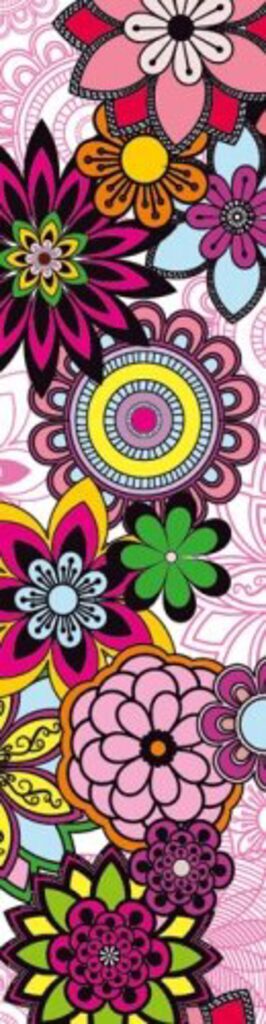 Закладка магнитная "Цветной узор"