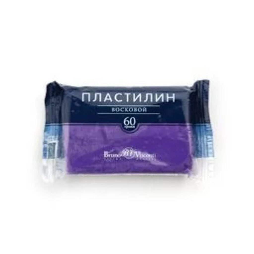 Пластилин воск. BV 60г лавандовый