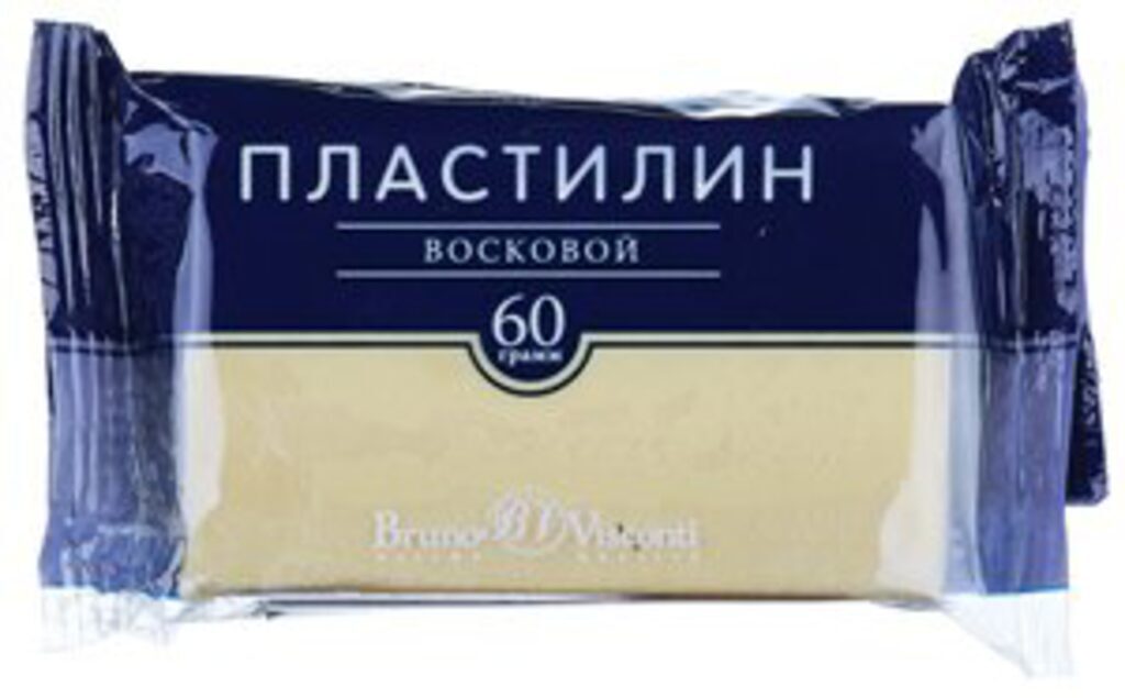 Пластилин воск. BV 60г персиковый