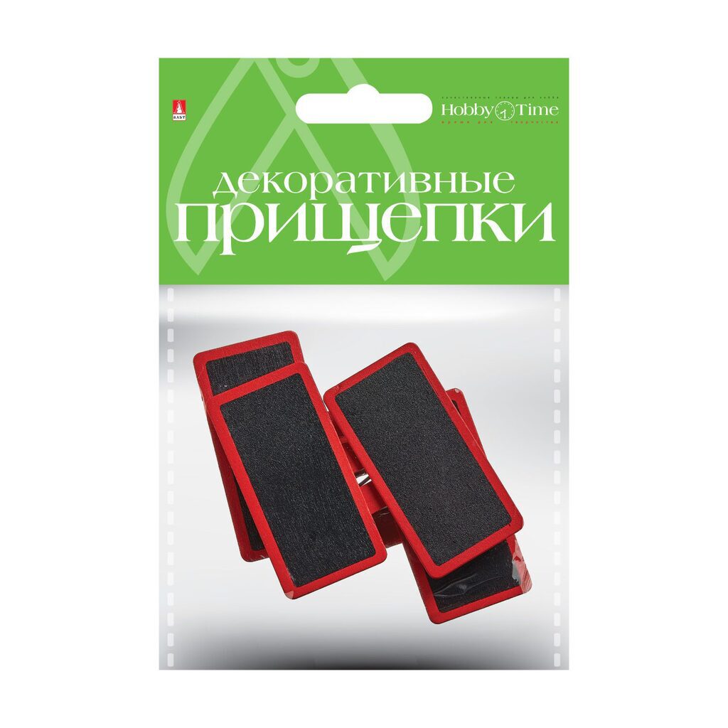 Декоративные прищепки на подарок, Набор №10, Дощечка, 4 шт.