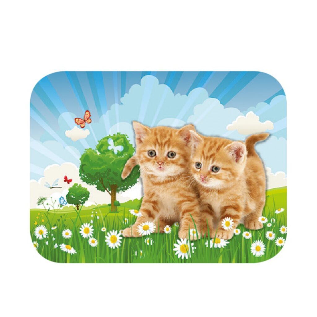 Настольное покрытие д/лепки 43*32см "Котята"