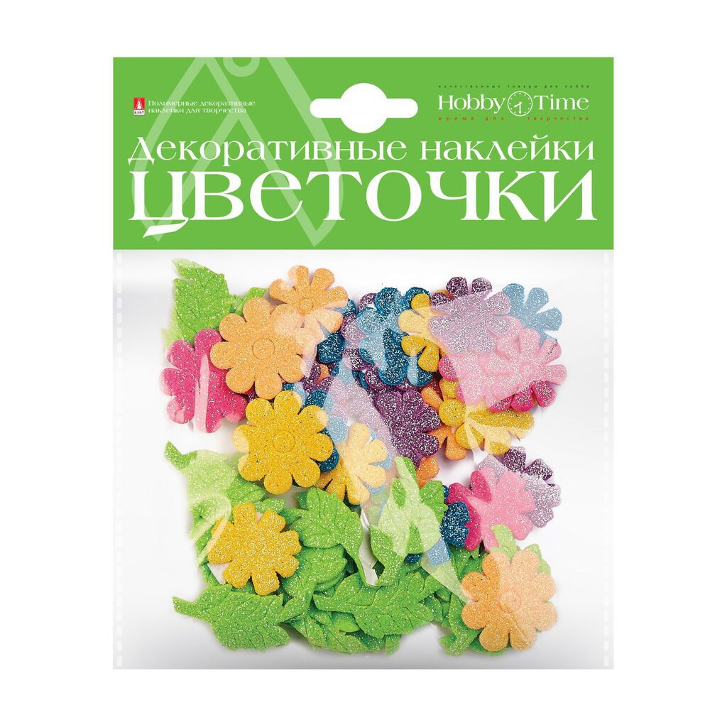 Наклейки из фоамирана "Цветочки"