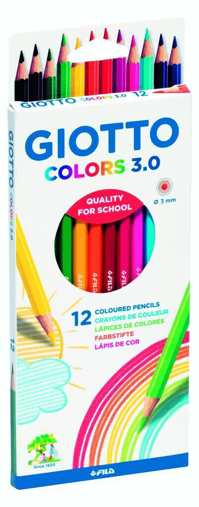 Карандаши цвет. 12цв "Giotto Colors"