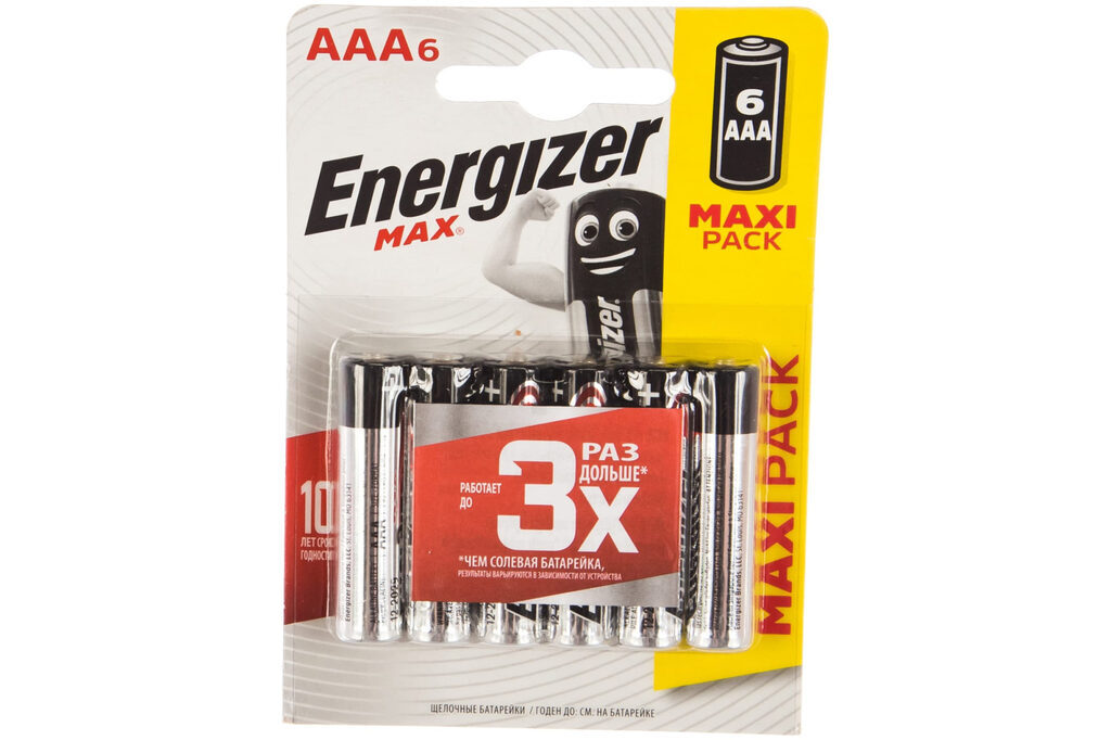 Батарейка LR-03 (ААА) ENERGIZER Max, блистер, цена за 1 шт