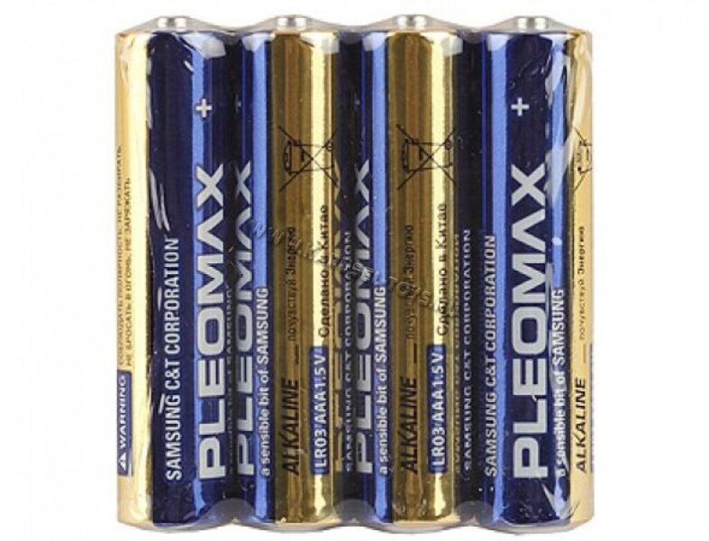 Батарейка LR-03 (ААА) Pleomax Economy, в спайке, цена за 1 шт