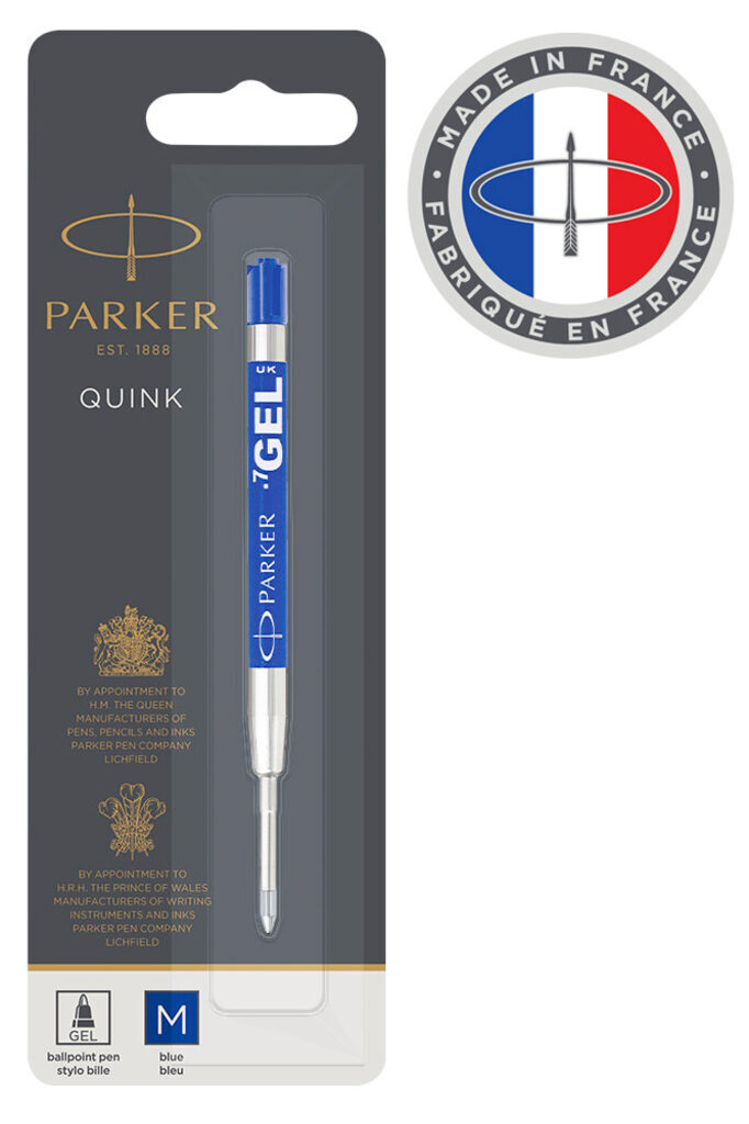 Parker Стержень гелевый синий, 1,0мм, для шариковых ручек