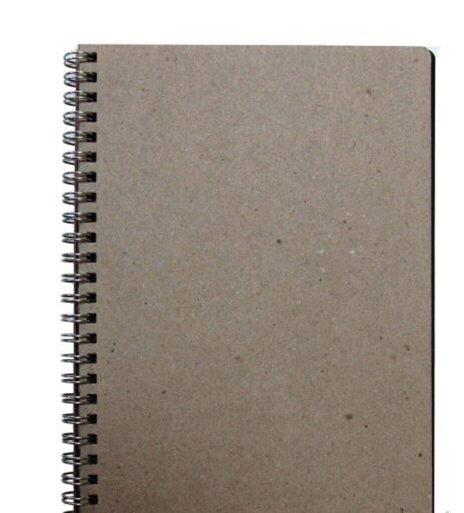 Скетчбук 147*210мм  38л., гребень, 100гр/м2 "Скетчбук" чёрная бумага, вертик.