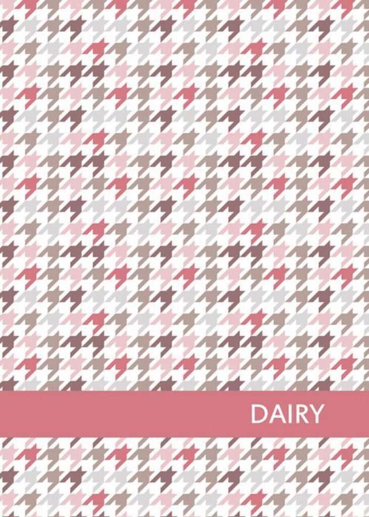 Ежедневник недат А5 7БЦ "Модный принт" 256стр. глянц.лам.