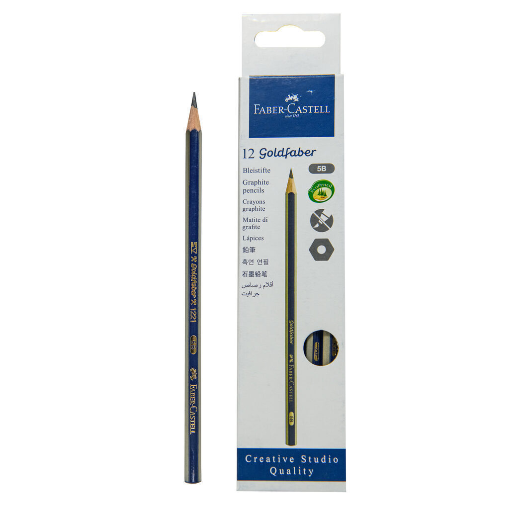 Карандаш  Faber-Castell GOLDFABER 1221 5В