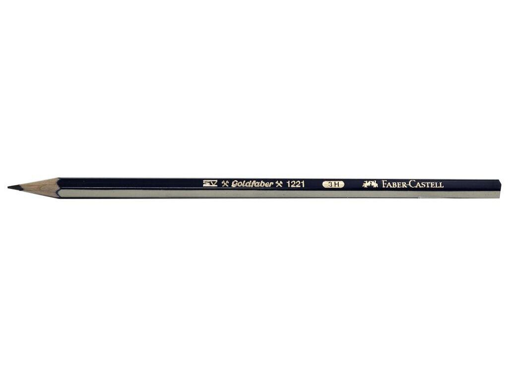Карандаш  Faber-Castell GOLDFABER 1221 3H