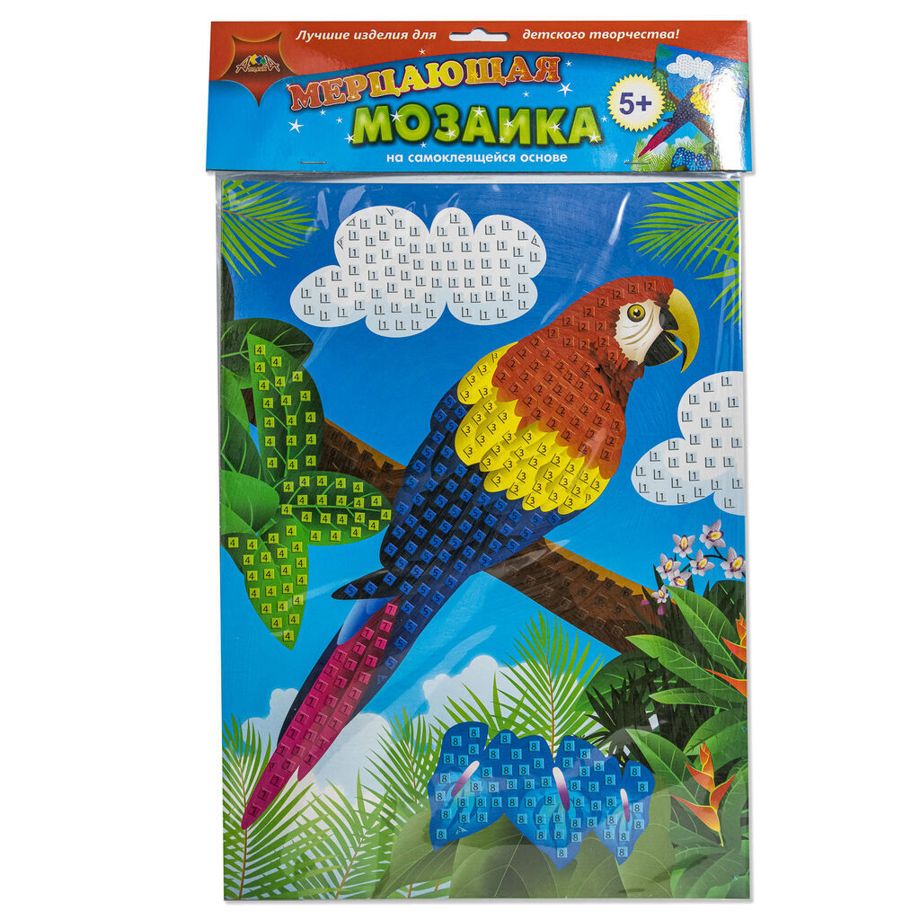 Аппликация из EVO "Попугай Ара" А3