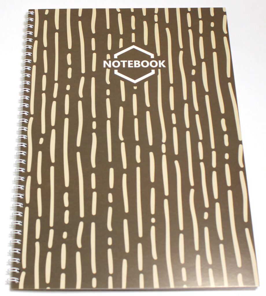 Тетрадь А4  60л кл. гребень Полином "Стильный офис" мел.картон