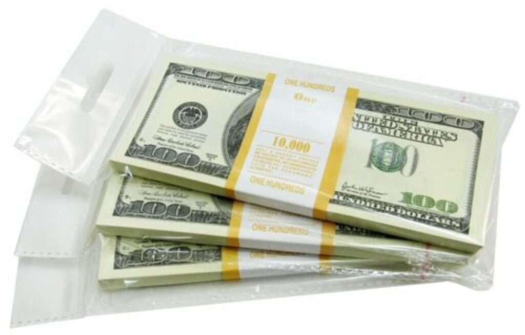 Деньги шуточные "100 долларов"