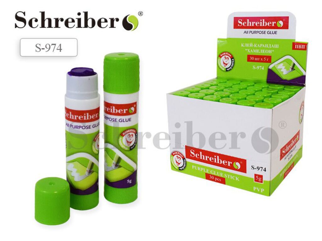 Клей карандаш SCHREIBER ХАМЕЛЕОН  5гр.