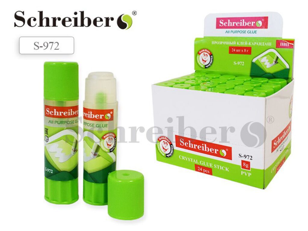 Клей карандаш SCHREIBER CRYSTAL  8гр.