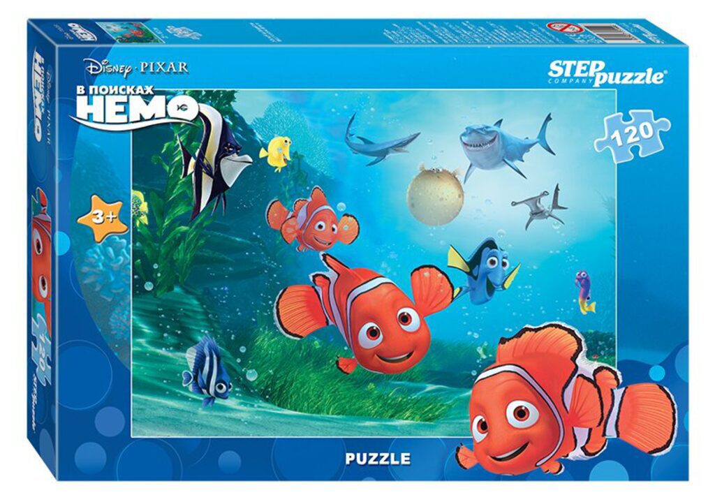 Пазлы  120 элементов 230*165мм.  "Disney-4" 8 видов
