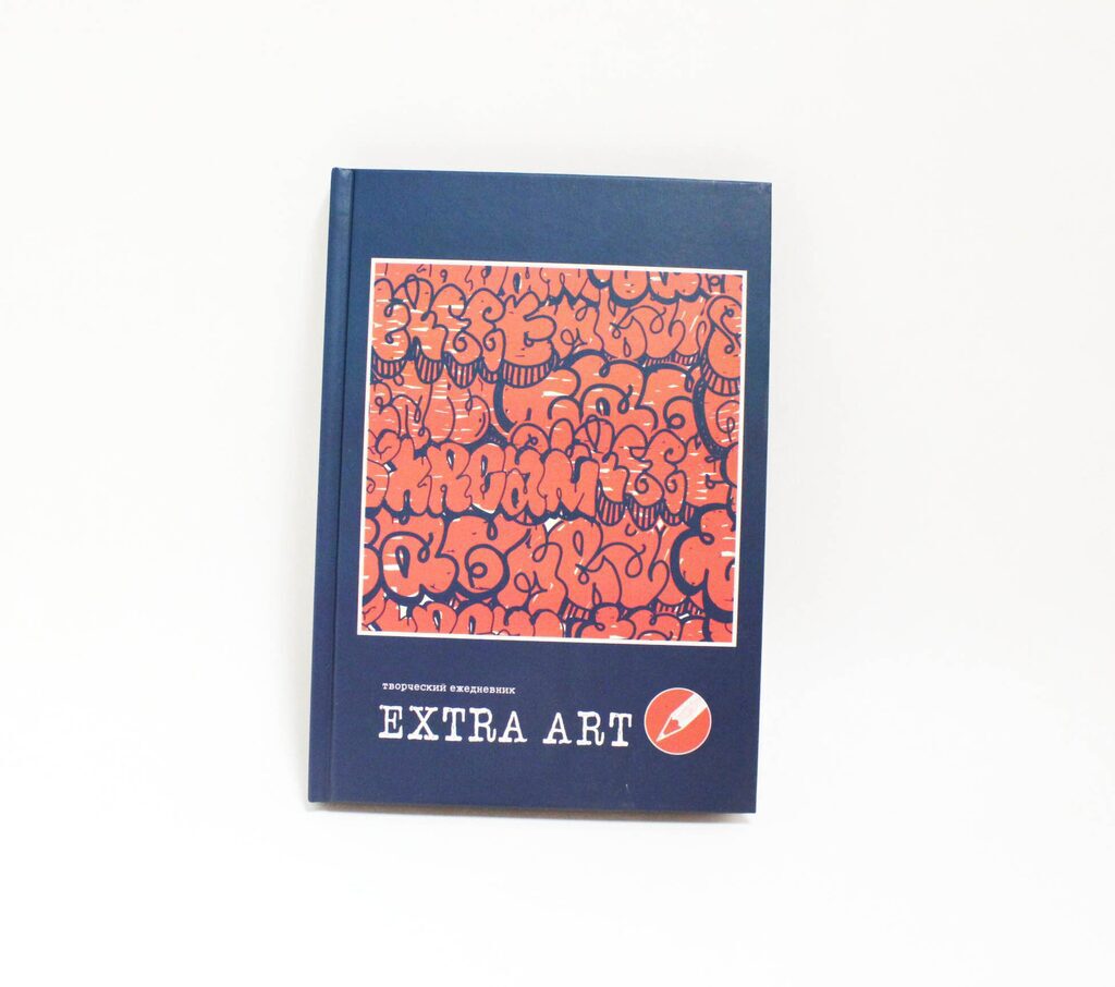 Ежедневник недат. А5  7БЦ EXTRA ART "Граффити" 256 стр., мат.лам, 145*208мм