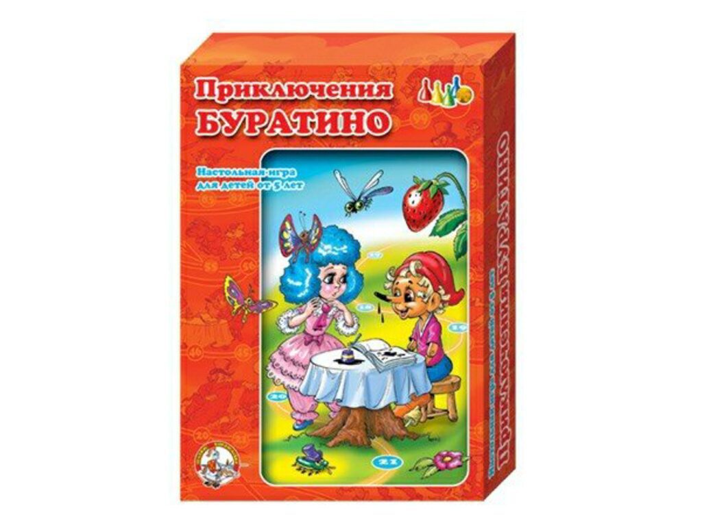 Игра с фишками. "Приключения Буратино" 7+