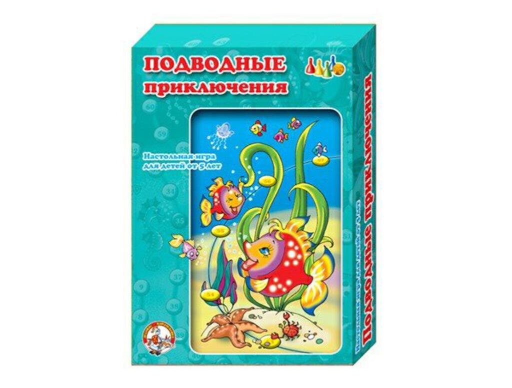 Игра с фишками. "Подводные приключения" 3+