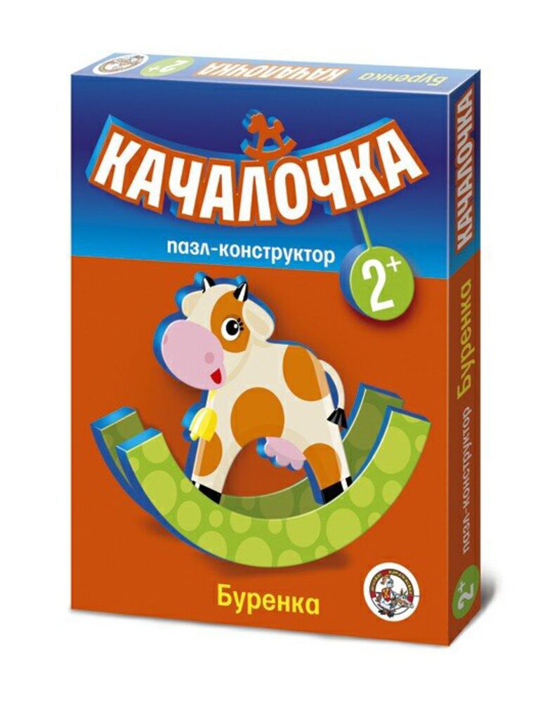 Конструктор-пазл  "Качалочка. Буренка" 2+