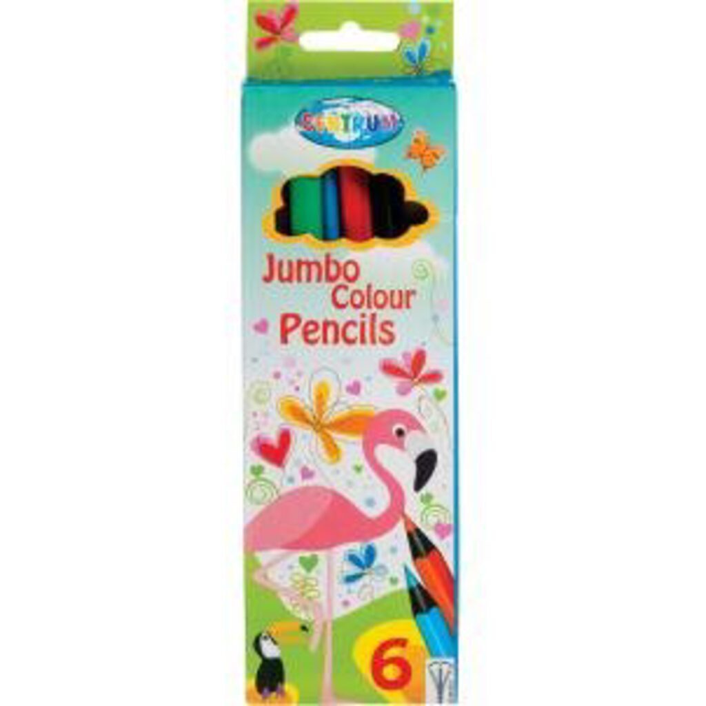 Карандаши цвет. Jumbo  6цв "Giraffe" трехгранные